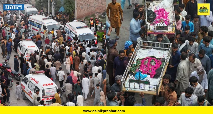 Pakistan News : पाकिस्तानात इमारतीचे छत कोसळून १४ विद्यार्थी ठार, तर २० जण जखमी