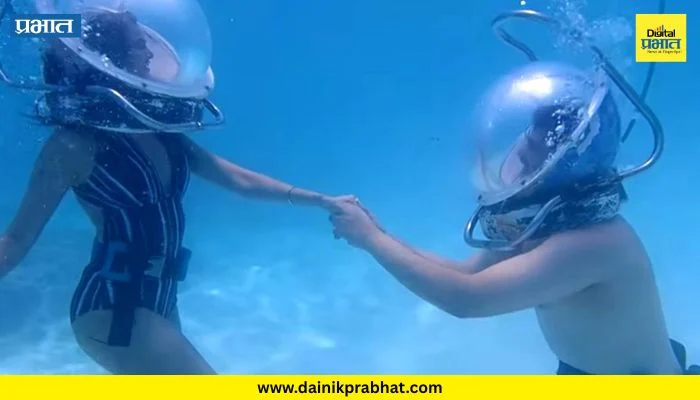 Scuba Diving : टीव्हीवरील लोकप्रिय कपलचा रोमॅंटिक अंदाज; अनोख्या पद्धतीने गर्लफ्रेंडला केलं प्रपोज