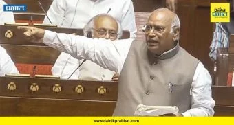 Mallikarjun Kharge : राज्यसभेत मनुस्मृतीच्या उल्लेखावरून प्रचंड गदारोळ; खरगे यांची टिप्पणी कामकाजातून वगळली
