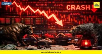 Share Market Today: शेअर बाजार घसरला ! कच्च्या तेलाच्या किमती वाढल्याने तणाव वाढला ; सेन्सेक्स आणि निफ्टी नीच्चांकी