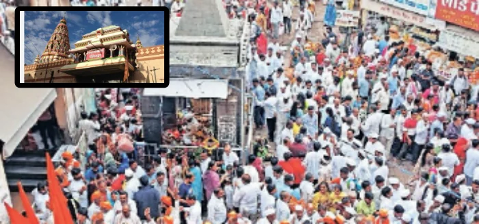 Pandharpur : आषाढी एकादशीपूर्वी पंढरपुरात गर्दी; रोज दाखल होताहेत लाखो भाविक