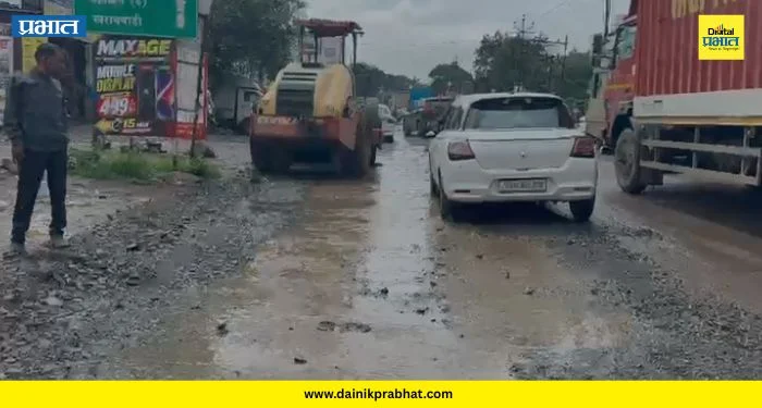 Chakan MIDC: “फक्त मंत्र्यांच्या दौऱ्यावेळीच जाग येते का?” ५ मिनिटांच्या पावसाने उघड पाडली निकृष्ट कामाची पोल