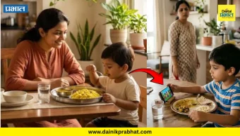 Mobile Addiction in Children : जेवताना मुलांच्या हातात मोबाईल देता? पालकांची छोटीशी चूक ठरू शकते मोठी समस्या
