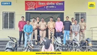 Crime News : शिरूरमध्ये सराईत दुचाकी चोरटा जेरबंद