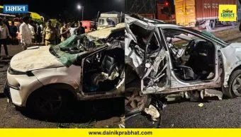 Pune-Satara Highway Accident : पुणे-सातारा महामार्गावर भीषण अपघात! चार जणांचा दुर्दैवी अंत, दोघे गंभीर जखमी
