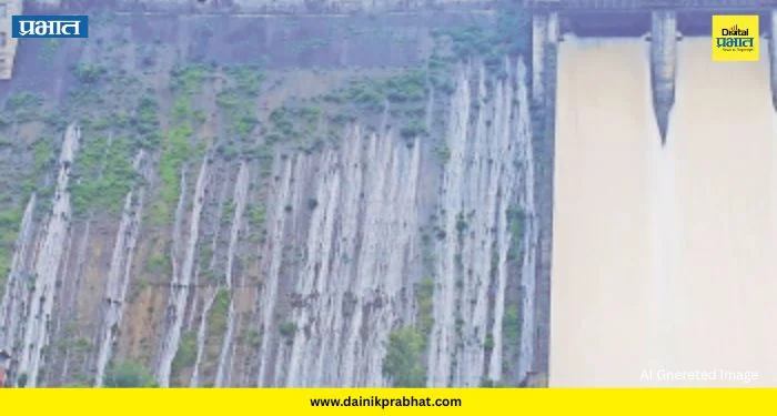 Dimbhe Dam Leakage: डिंभे धरणाच्या भिंतीतून पाण्याचे फवारे! वाढत्या झिरप्याने शेतकरी अन् नागरिकांची चिंता वाढली