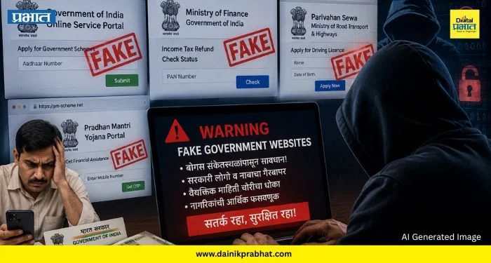 Fake Government Websites: बोगस संकेतस्थळांचा सुळसुळाट! सरकारी लोगो वापरून नागरिकांची लूट; नोंदणी अन् भूमी अभिलेख विभागाचे दुर्लक्ष?