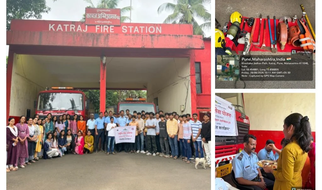 Pune : पुण्यात NSS स्वयंसेवकांनी अग्निशमन जवानांना बांधल्या राख्या; कात्रज केंद्रात अनोख्या पद्धतीने रक्षाबंधन