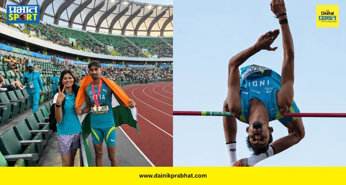 India U20 Medals : भारतीय नौदलाच्या जवानाची जागतिक पातळीवर गरुडझेप! २.२१ मीटरची उंच उडी मारत मिळवले ऐतिहासिक रौप्य पदक