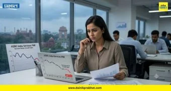 July PMI Index : सेवा क्षेत्राची वाढ साडेचार वर्षांच्या नीचांकी पातळीवर; जुलैचा PMI 53.3 वर घसरला