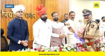 Newasa News : पोलीस आयुक्त डॉ. पंजाबराव उगले यांना उपमुख्यमंत्री शिंदेंच्या हस्ते मानाचे 'अतिउत्कृष्ट सेवा पदक' प्रदान