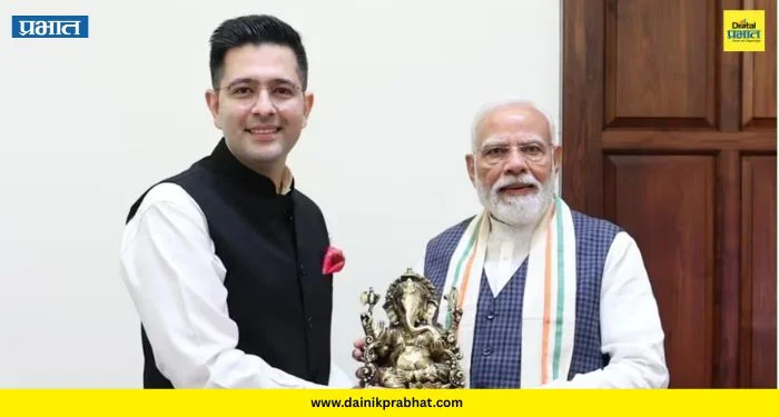 Raghav Chadha meets PM Modi : खासदार राघव चड्ढा यांनी घेतली पीएम मोदींची भेट; राजकीय हालचालींना वेग