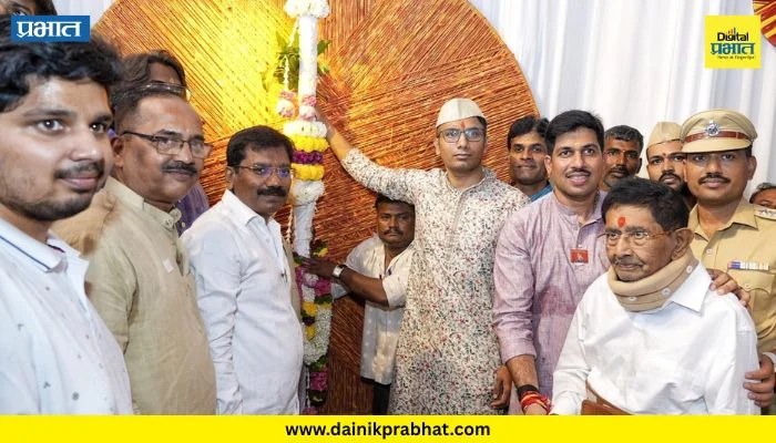 Pune News : श्रीमंत भाऊसाहेब रंगारी गणपतीच्या १३५ व्या उत्सवाची सुरुवात; क्रांती दिनी वासा पूजन व ‘श्री गणेश सुवर्णधाम’ देखाव्याचे अनावरण