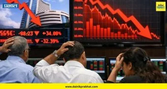 Stock Market: सेन्सेक्स २५० हून अधिक अंकांनी घसरला ; निफ्टी २४५५० च्या खाली, बाजारातील घसरणीचे कारण काय ?