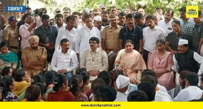 Pimpalwandi Case: पिंपळवंडी प्रकरणात मोठी घडामोड! उपमुख्यमंत्री सुनेत्रा पवार पीडित कुटुंबाच्या घरी..पाहा काय घडलं?