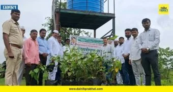 Chimbli Tree plantation : चिंबळीत 200 देशी वृक्षांचे रोपण; ‘एक विद्यार्थी, एक झाड’ योजनेची घोषणा