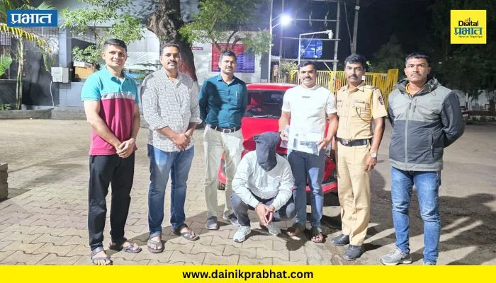 Koregaon Bhima News : सणसवाडीत गावठी पिस्तूलासह तरुणाला अटक; 2 जिवंत काडतुसे व कारसह 4 लाख 50 हजारांचा मुद्देमाल जप्त