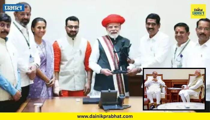 Sharad Pawar : ‘तुतारी’चा सूर बदलणार? पंतप्रधान मोदी आणि पवार गटाच्या भेटीचा राजकीय अर्थ काय?