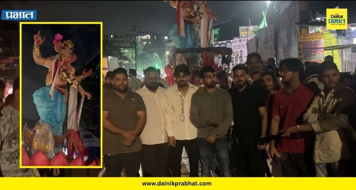 Hindu-Muslim unity : मुंब्र्यात २० फुटी बाप्पाची मूर्ती कोसळणार तेवढ्यात...; मुस्लिम तरुणांनी जे केलं ते पाहून संपूर्ण महाराष्ट्र करेल सलाम!