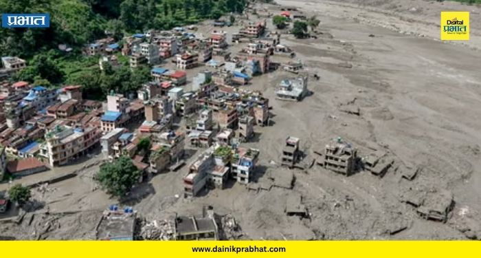 Nepal Flood News : नेपाळमध्ये महापूर.! भूस्खलनामुळे दोन जिल्ह्यांमध्ये प्रचंड हानी, शेकडो जण बेपत्ता