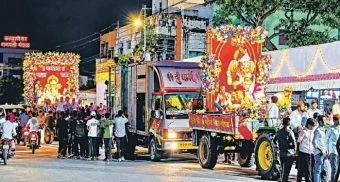 Pune District : राजगुरुनगरात साडेसहा तास जल्लोष