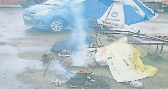Alephata Bus Stand : आळेफाटा बसस्थानकात मांडली चूल