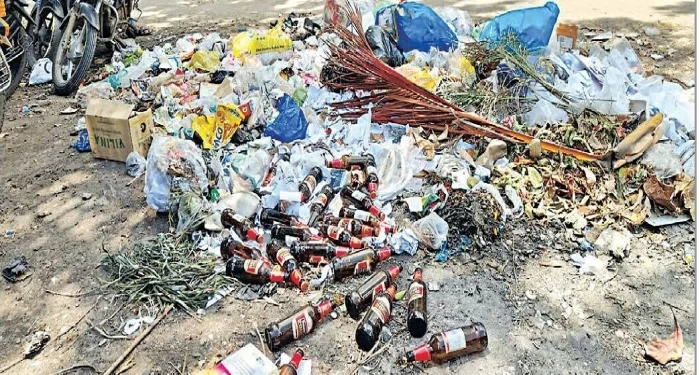 Rajgurunagar : तहसील कार्यालय परिसरात दारू पार्टीची चर्चा