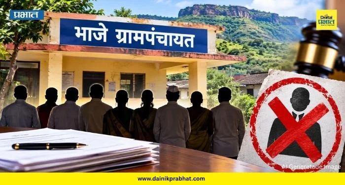 Maval News: भाजे ग्रामपंचायतीला मोठा धक्का! सरपंच-उपसरपंचासह ६ सदस्य अपात्र…धक्कादायक कारण समोर