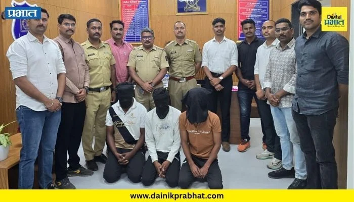 Crime News : शिरूरमधील गोळीबार प्रकरण : तिन्ही आरोपी ३६ तासांत जेरबंद; पोलिसांच्या कारवाईचे कौतुक