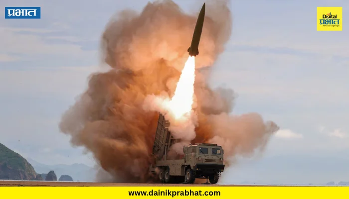 North Korea : उत्तर कोरियाने पुन्हा डागली बॅलिस्टिक क्षेपणास्त्रे !
