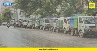 Garbage Issue: कचरा डेपो सुरू झाला; पण रस्त्यावर घंटागाड्यांच्या रांगा! दुर्गंधीमुळे रहिवासी त्रस्त