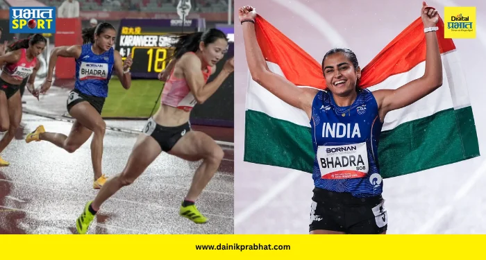 Harita Bhadra Bronze : अवघ्या ०.०१ सेकंदाच्या फरकाने मारली बाजी! महाराष्ट्राच्या हरिता भद्राने पदार्पणातच कांस्यपदक जिंकत रचला इतिहास
