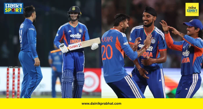 India Beat Afghanistan : अर्शदीपचा भेदक मारा अन् अभिषेकचे महातांडव! पहिल्याच टी-२० सामन्यात भारताचा अफगाणिस्तावर एकतर्फी विजय
