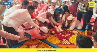 Kasba Ganpati: मानाच्या पहिल्या कसबा गणपतीचे विसर्जन; साडेसहा तासांच्या मिरवणुकीनंतर बाप्पाला निरोप