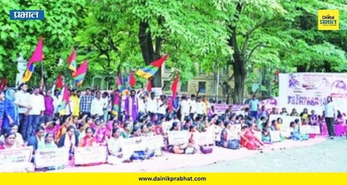 Ladki Bahin Yojana: लाडक्या बहिणींचा मुंबईत आक्रोश! आझाद मैदानात हजारो महिला रस्त्यावर…काय आहे मागणी?