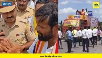 Laxman Hake: पोलिसांनी मोर्चा अडवला, तरीही लक्ष्मण हाके मुंबईकडे जाण्यावर ठाम
