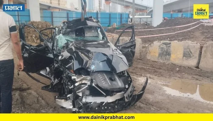 Mumbai Accident : मुंबईत कोस्टल रोडवर भरधाव बीएमडब्ल्यूचा भीषण अपघात; तिघांचा मृत्यू