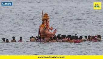 Mumbai Ganpati Visarjan : मुंबईचा बाप्पांना भव्य निरोप; विसर्जनाच्या दिवशी १६,००० हून अधिक मूर्तींचे विसर्जन