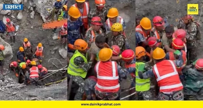 Nepal rescue: बोगद्यातून आवाज ऐकू आले अन् बचाव पथक धावले ; नेपाळमध्ये ९ दिवसांनी दोघांना मिळाले जीवदान