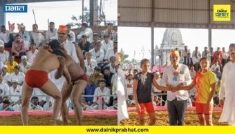 Ozar News :श्री क्षेत्र ओझर येथे लाल मातीतील भव्य कुस्त्यांचा जंगी हंगामा संपन्न