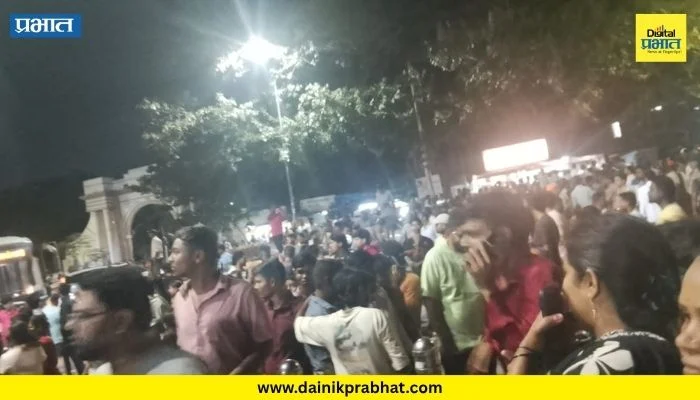Pune News : अल्पवयीन मुलीवरील अत्याचाराच्या निषेधार्थ विश्रांतवाडी ठाण्यासमोर रास्ता रोको