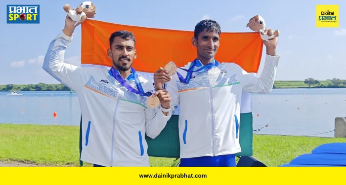 Rowing Bronze Medal : पाण्याच्या लाटांवर भारताचा थरार! सतनाम अन् सलमानची कमाल; रोईंगमध्ये पटकावले ऐतिहासिक कांस्यपदक