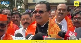 Sanjay Shirsat : "दुष्काळाच्या संकटातून शेतकऱ्यांना बाहेर काढ" ; संजय शिरसाट यांचं गणरायाला साकडं