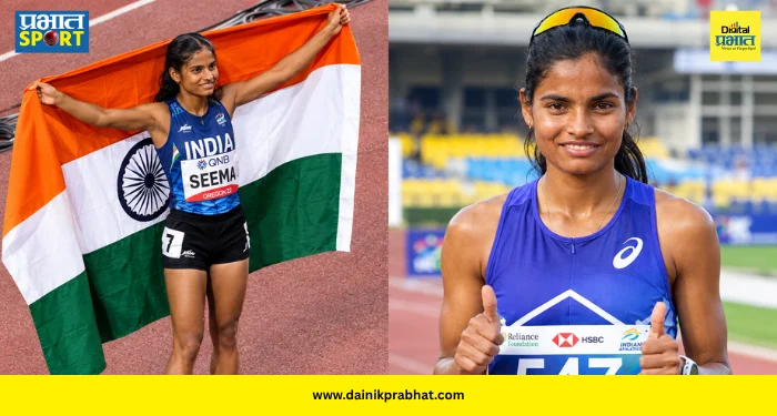 Seema Kumari Bronze : सीमा कुमारीने महिलांच्या १० हजार मीटर धावण्यात पटकावले कांस्यपदक; १६ वर्षांनंतर संपला पदकांचा दुष्काळ