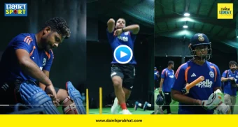 Team India Practice : आशियाई स्पर्धेत सुवर्णपदक राखण्यासाठी टीम इंडियाने गाळला घाम! इनडोअर नेट सेशनचा VIDEO व्हायरल