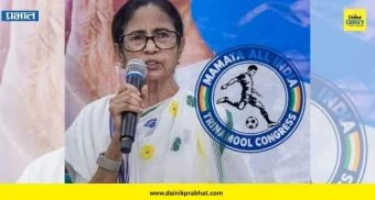 West Bengal Politics : निळं बॅकग्राउंड, मध्यभागी फुटबॉलपटू आणि तिरंग्याचा स्पर्श; ममता बॅनर्जी गटाने प्रसिद्ध केला नवा निवडणूक लोगो