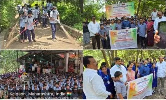 Alandi : आळंदीतील सिद्धबेटात स्वच्छता अभियान; विद्यार्थ्यांसह 450 जणांचा सहभाग