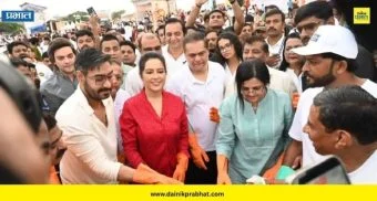 Amruta Fadnavis : गणपती विसर्जनाच्या दुसऱ्या दिवशी नेमकं काय घडलं? अमृता फडणवीसांचं होतयं कौतुक