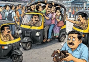 Rickshaw Drivers: शेअर रिक्षांची मनमानी; प्रवाशांच्या खिशाला कात्री!