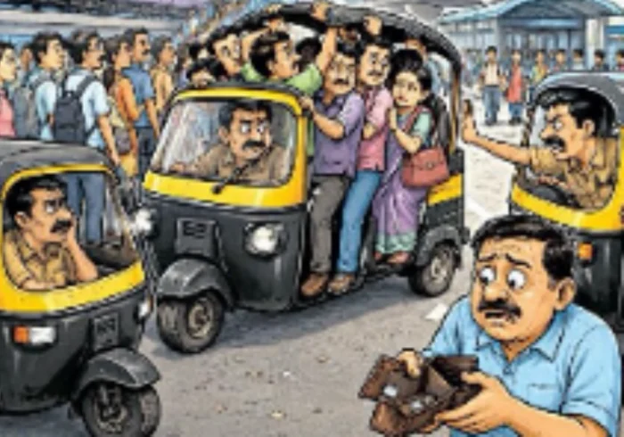 Rickshaw Drivers: शेअर रिक्षांची मनमानी; प्रवाशांच्या खिशाला कात्री!